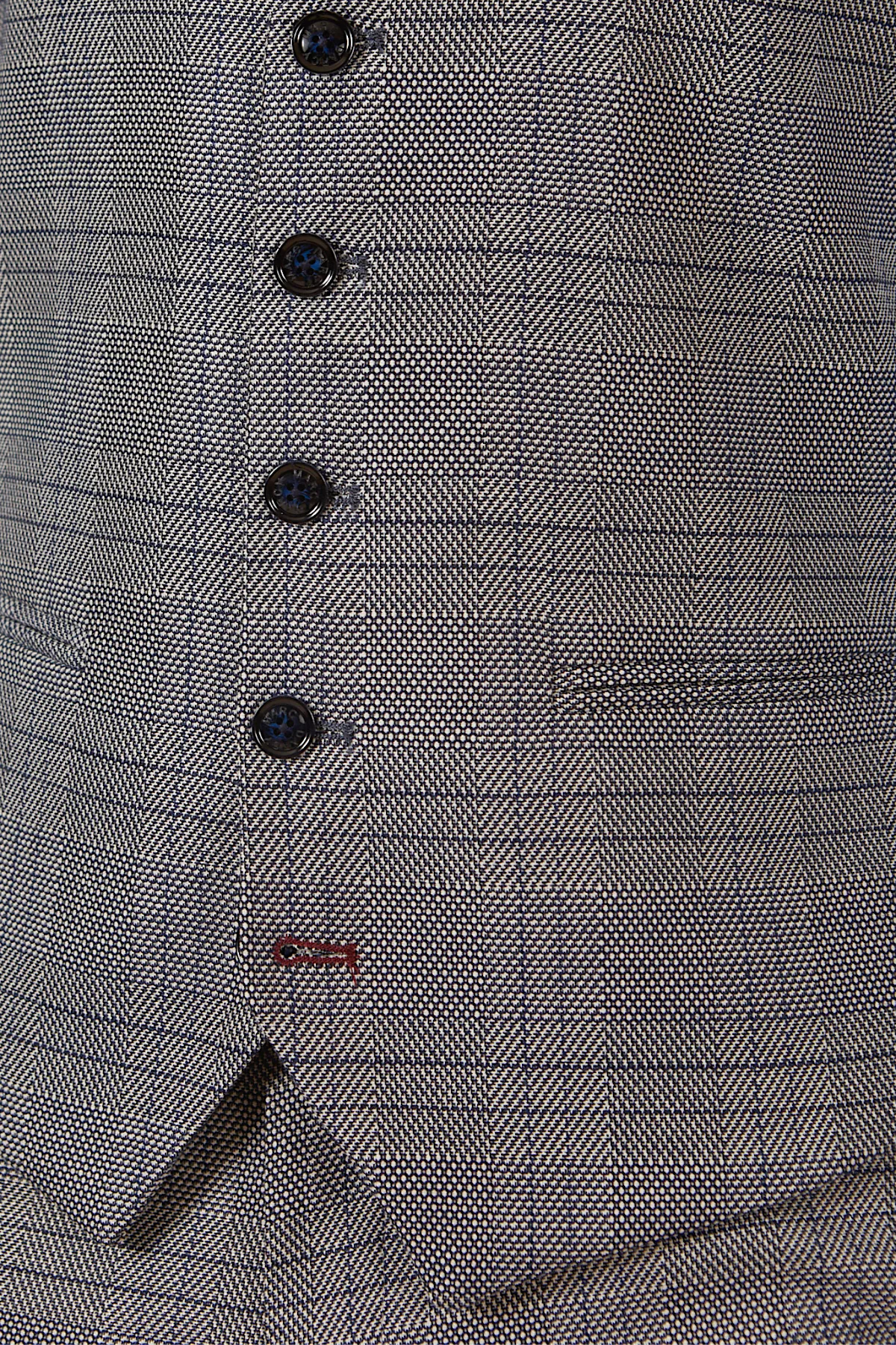 Actor Will Mellor in Jerry Grey Check Blazer & Waistcoat - Image 8