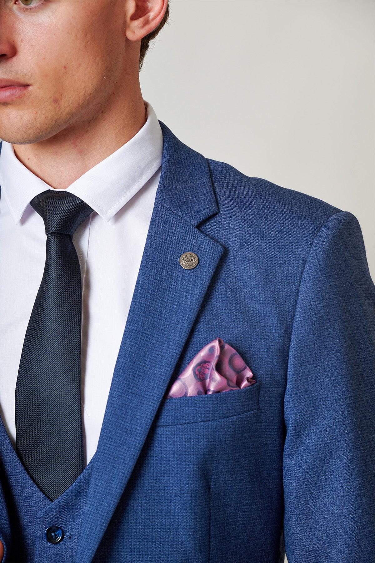 ASHLEY - Navy Blue Two Piece Suit - Image 3