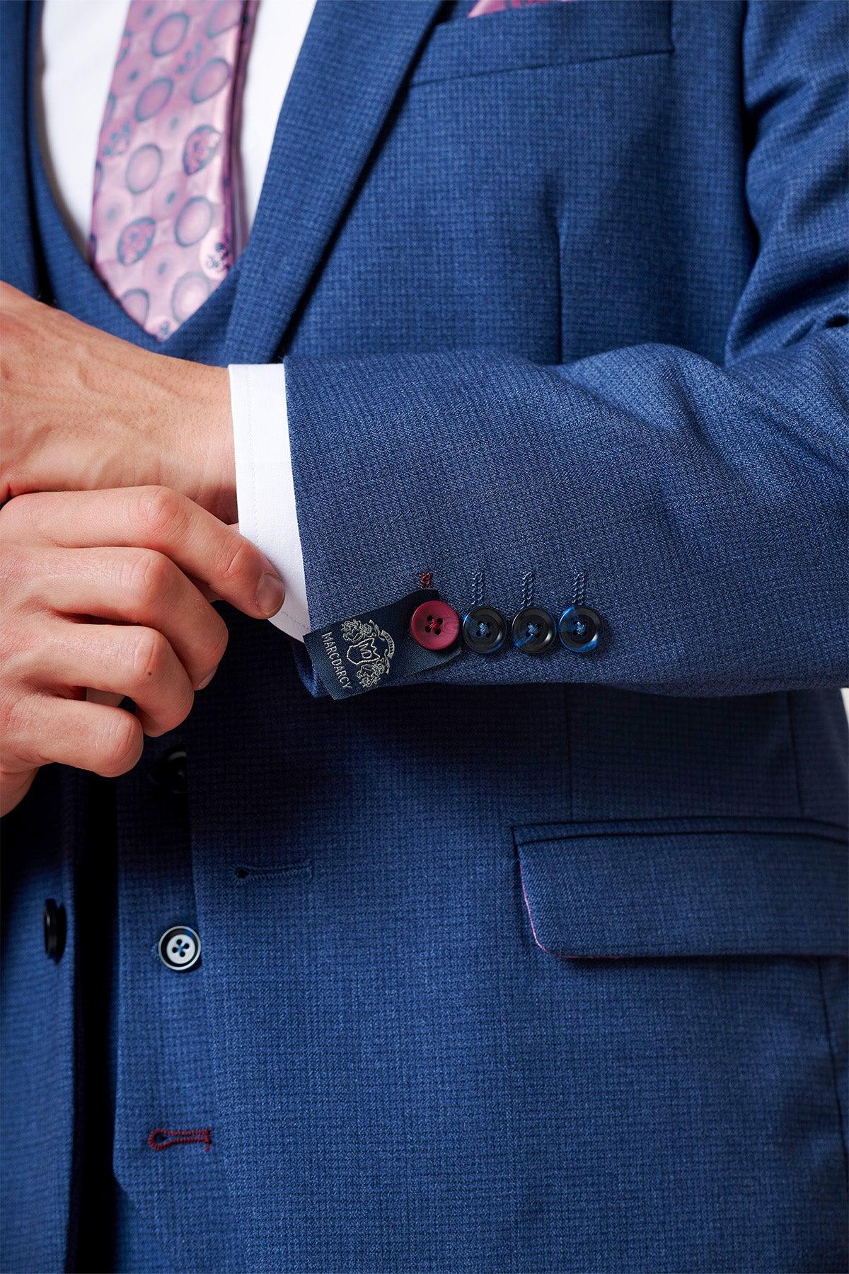 ASHLEY - Navy Blue Two Piece Suit - Image 6