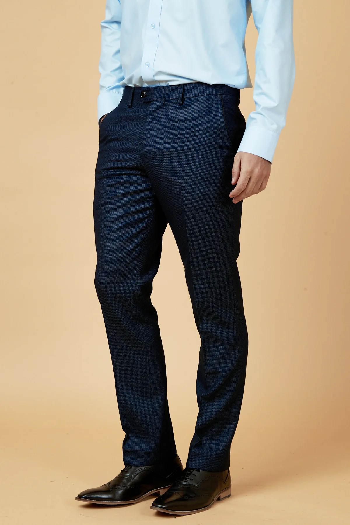 CALLUM - Blue Three Piece Suit - Image 11