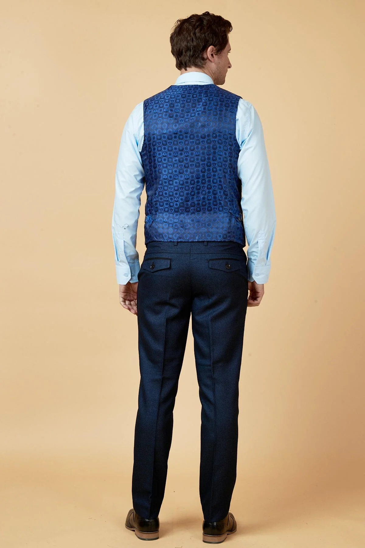 CALLUM - Blue Three Piece Suit - Image 9