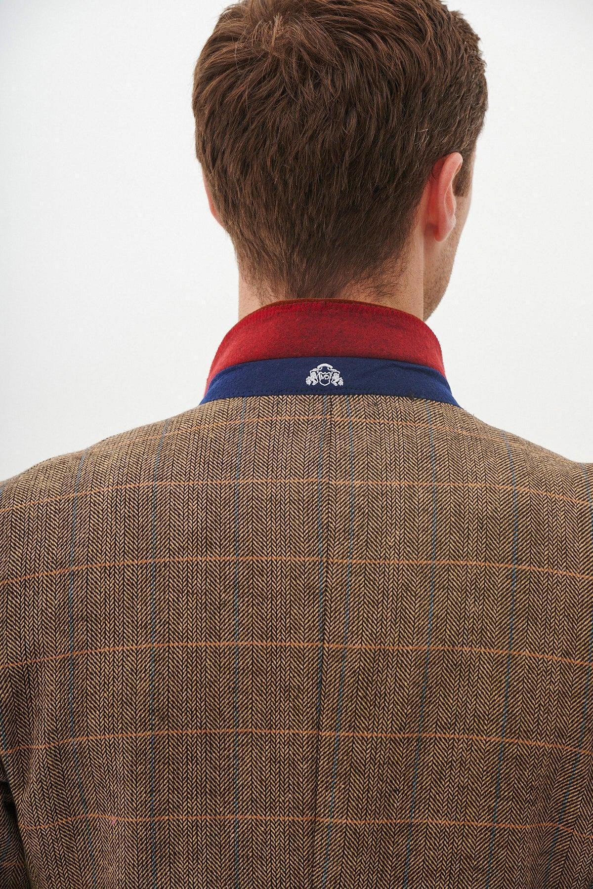 DX7 - Tan Tweed Check Blazer - Image 5
