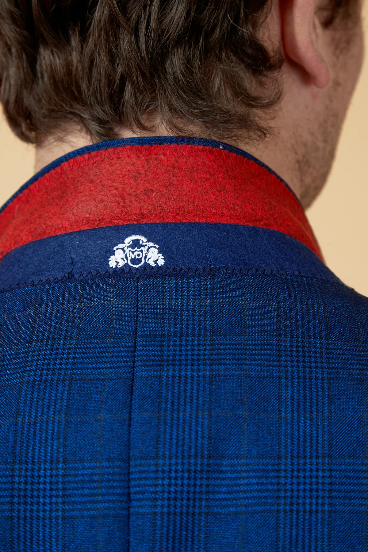 GEORGE - Royal Blue Check Three Piece Suit - Image 7