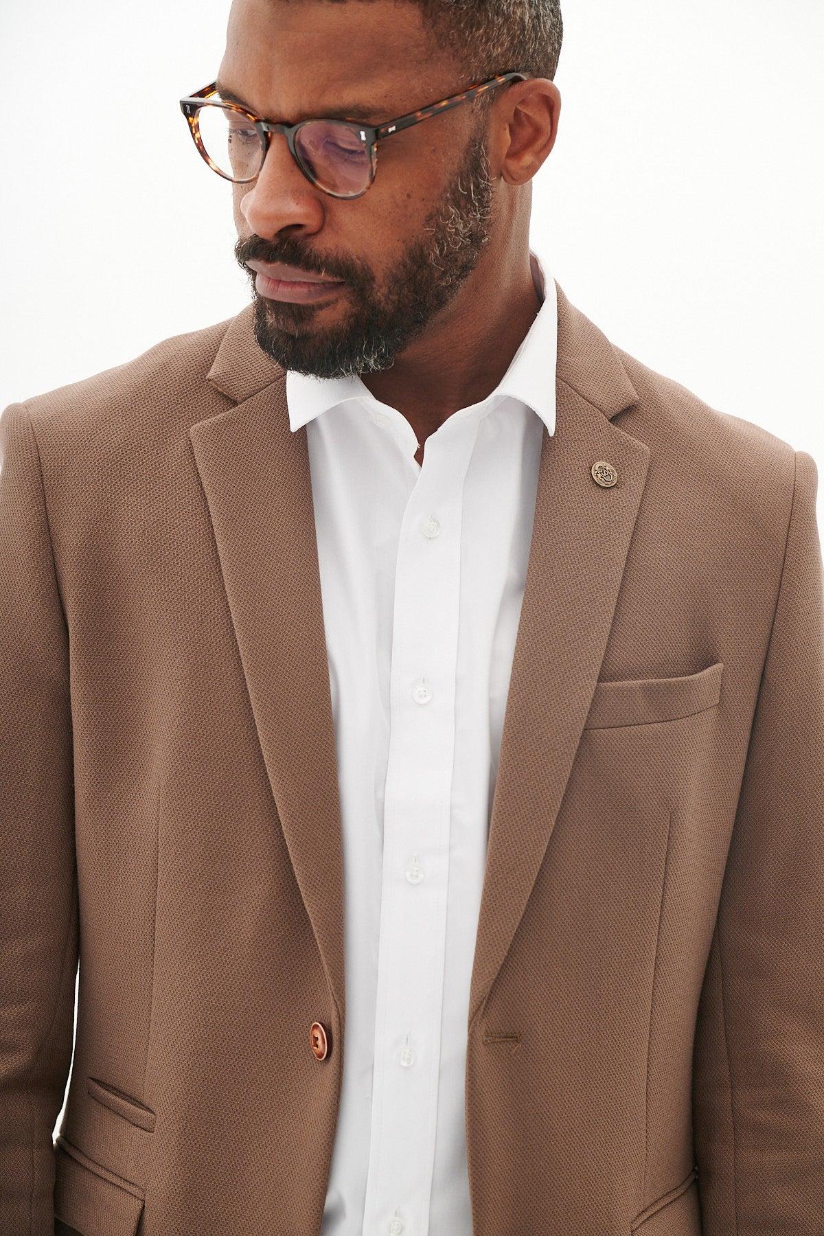 HM5 - Tan Tailored Blazer - Image 7