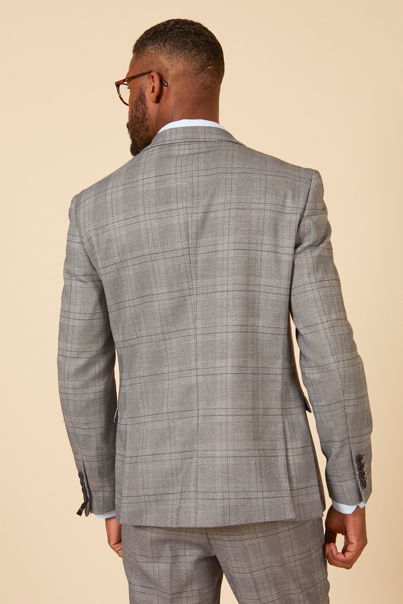 JERRY - Grey Check Blazer - Image 3