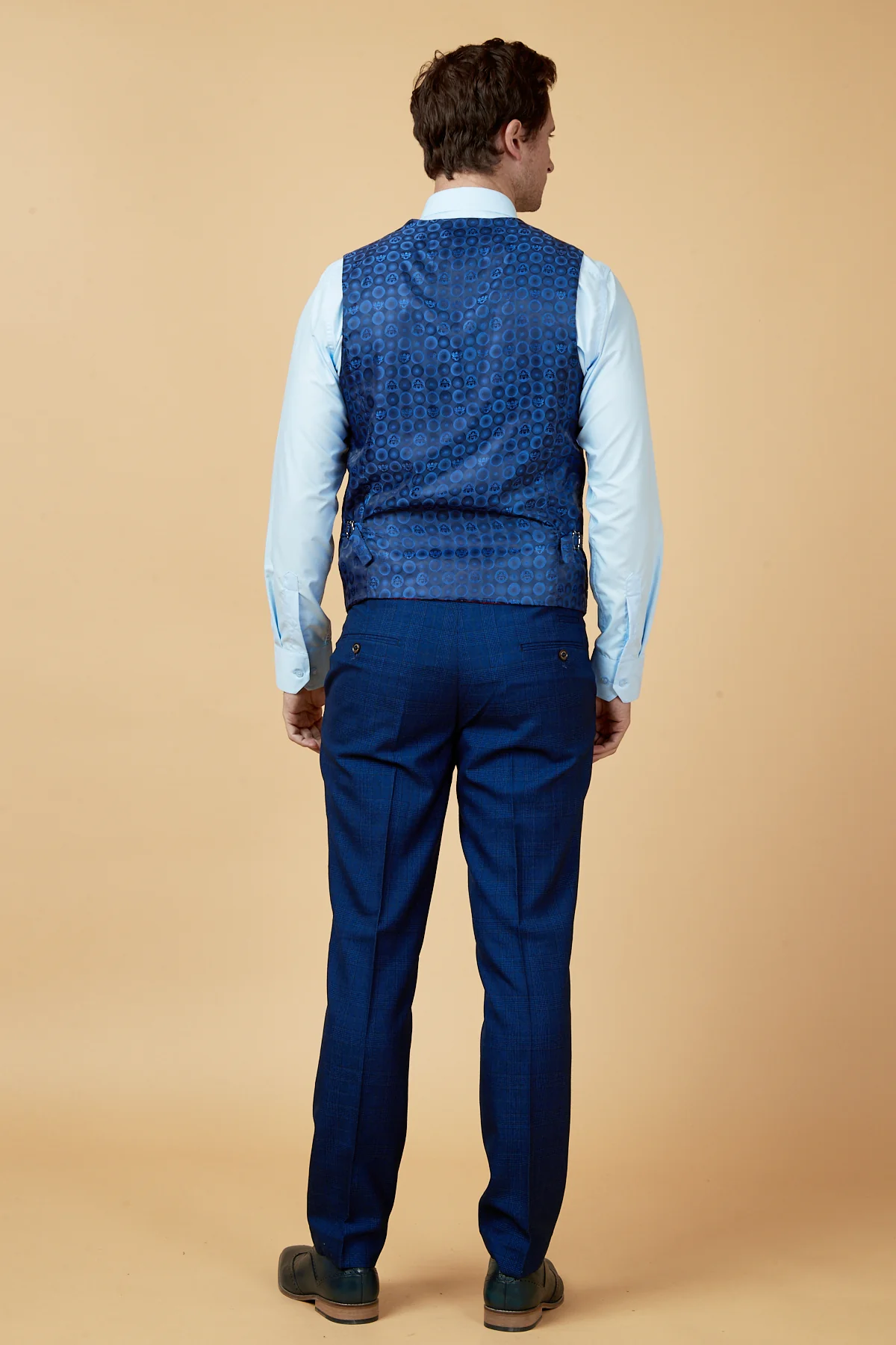 LEE GEORGE - Royal Blue Double Breasted Waistcoat - Image 4