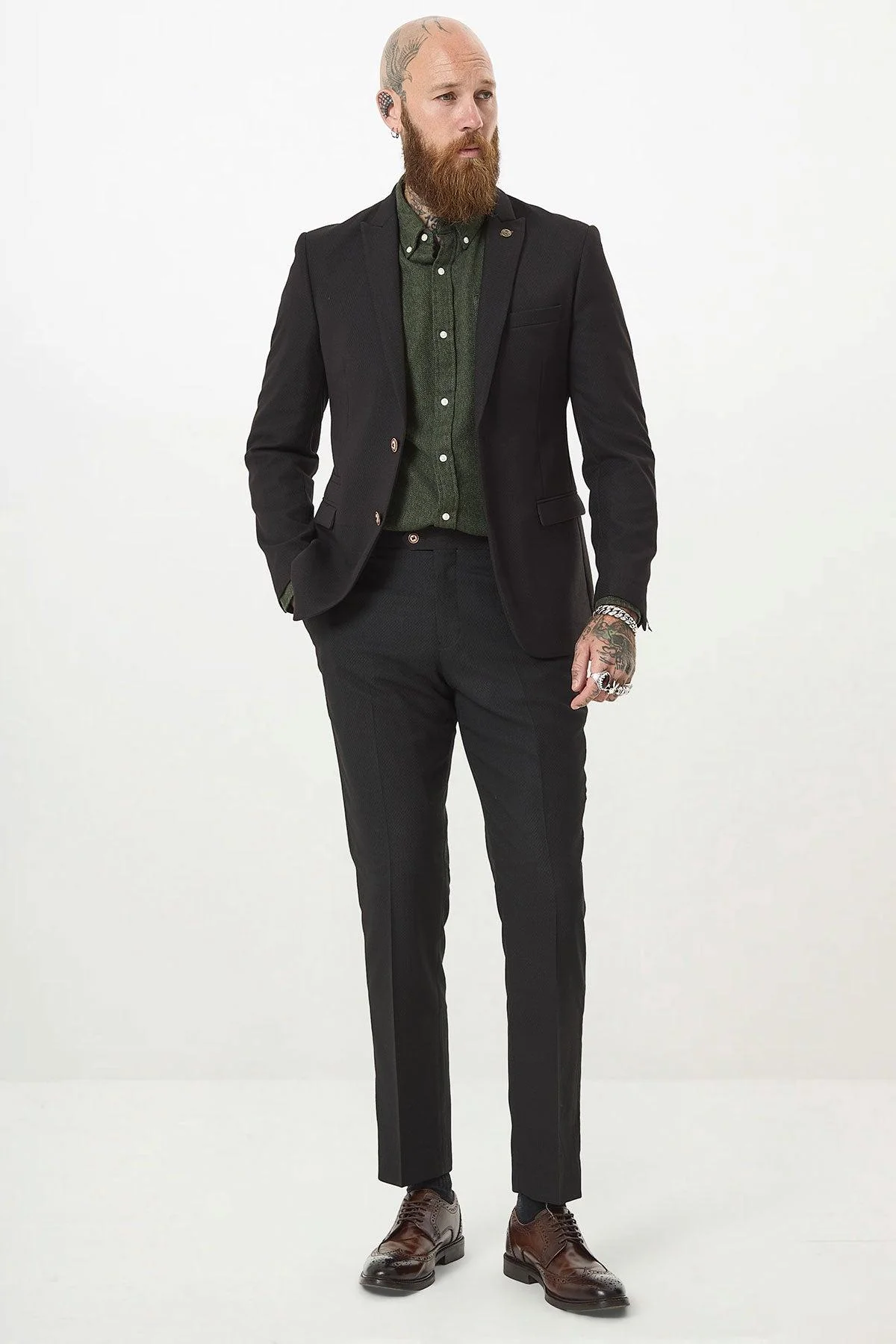 MAX - Black Two Piece Suit - Image 4
