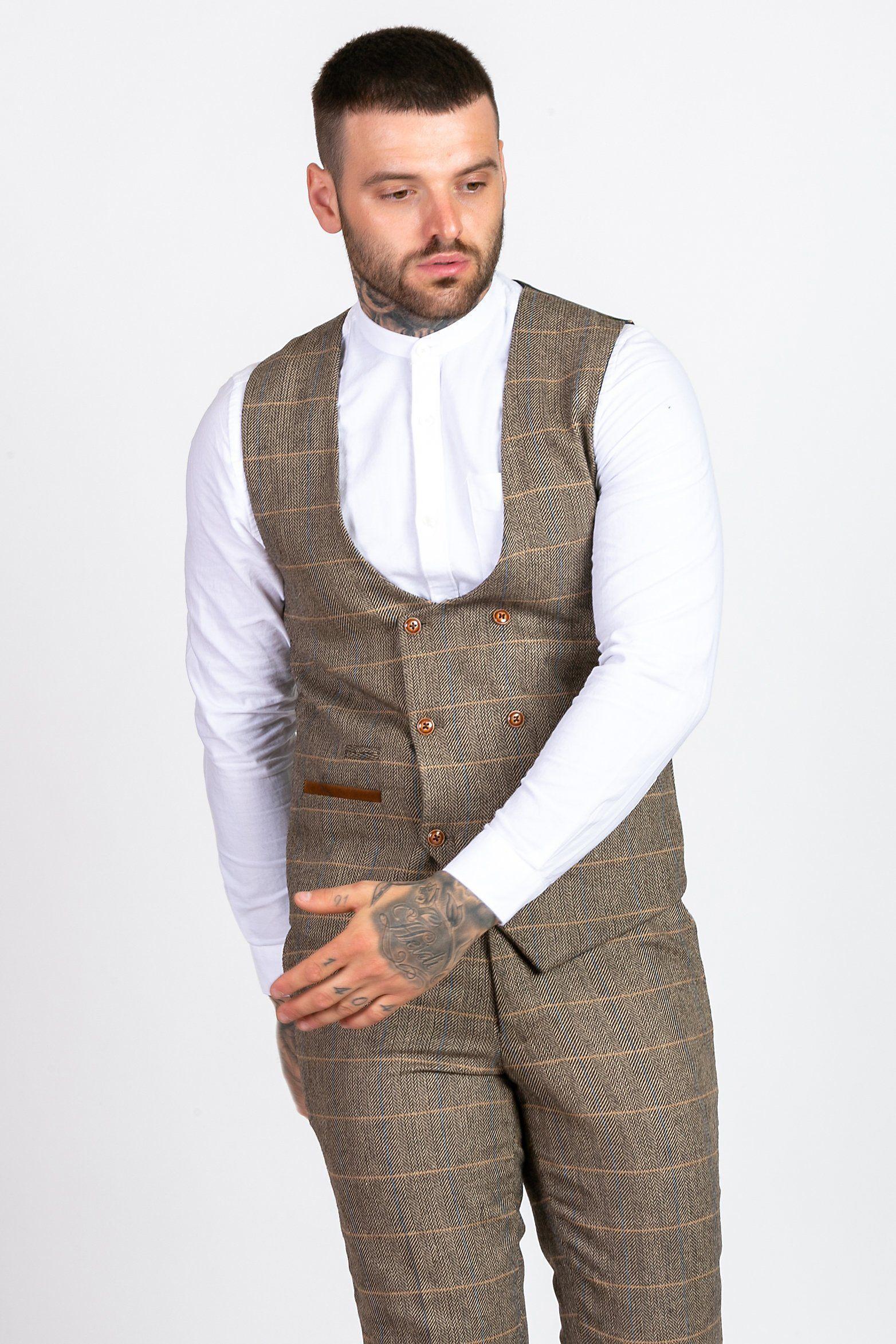 MAX - Navy Suit with TED Waistcoat - Image 5