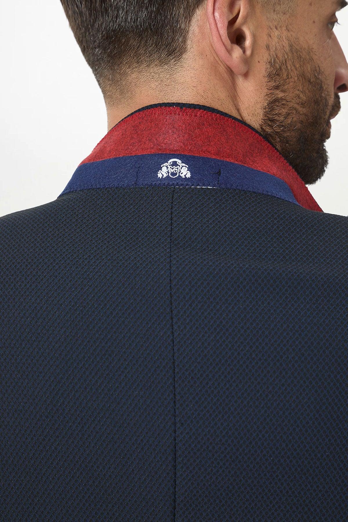 MAX - Navy Blue Blazer with Contrast Buttons - Image 8
