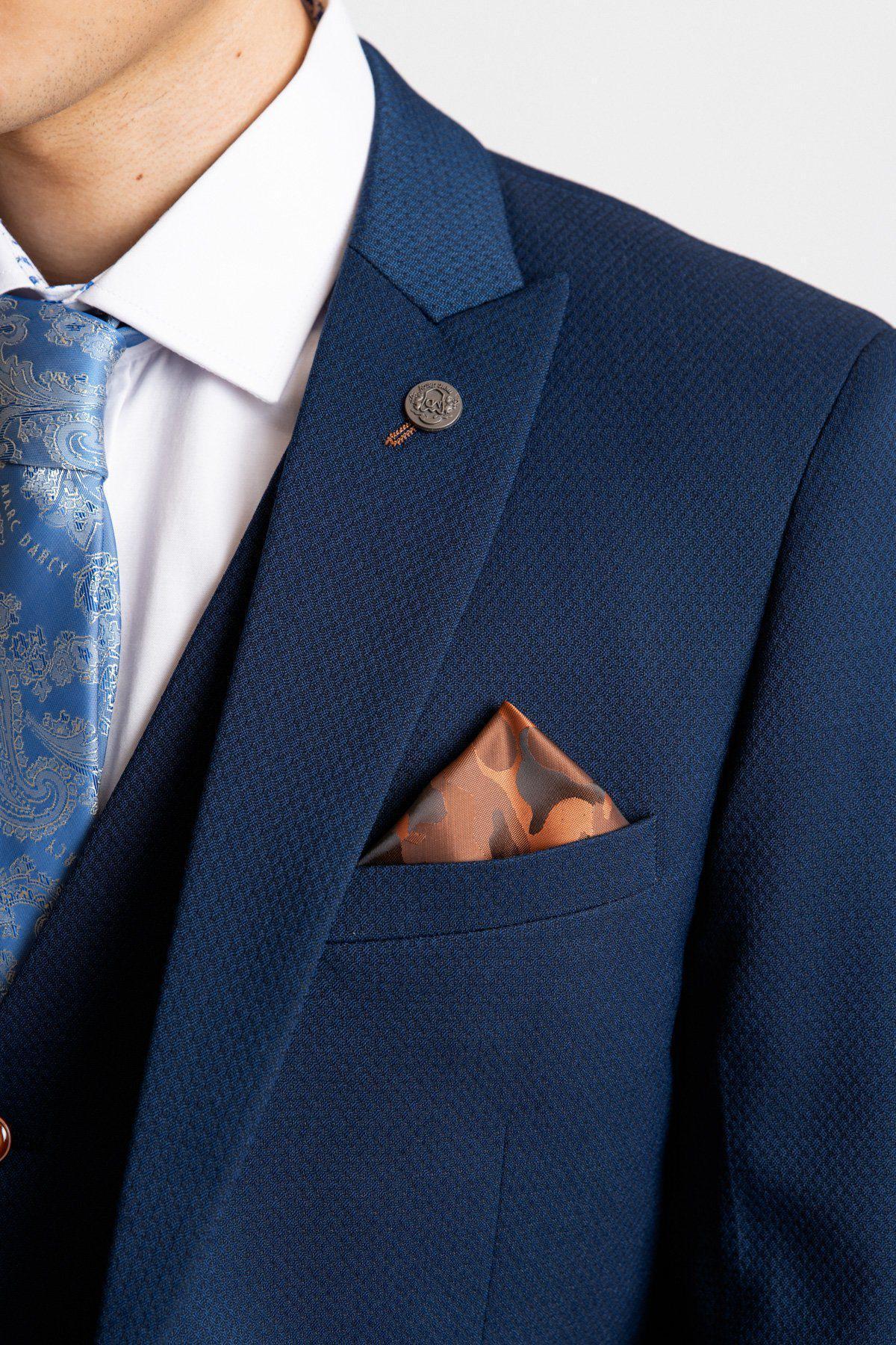 Boca Juniors Midfielder Ander Herrera in Max Royal Blue Suit - Image 6