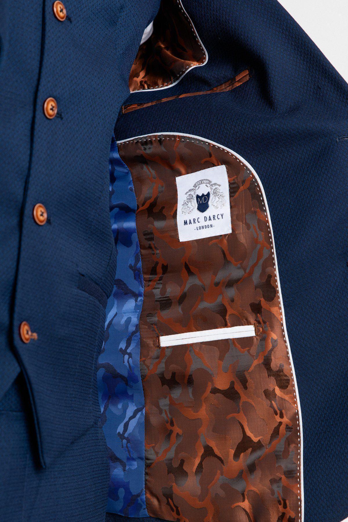 Boca Juniors Midfielder Ander Herrera in Max Royal Blue Suit - Image 8