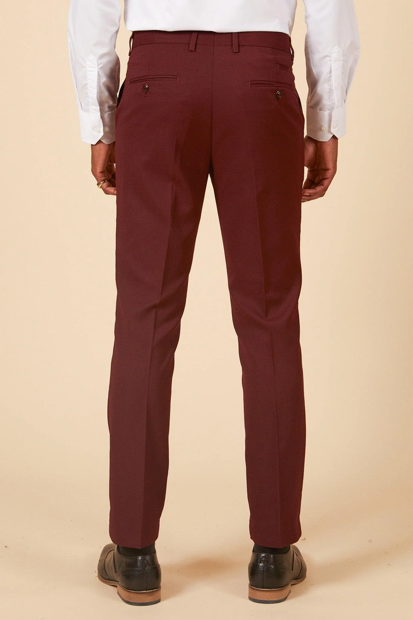 MAX - Wine Three Piece Suit - Image 14