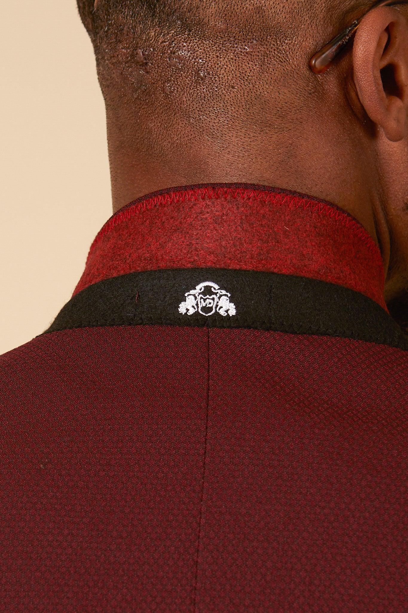 MAX - Wine Three Piece Suit - Image 15