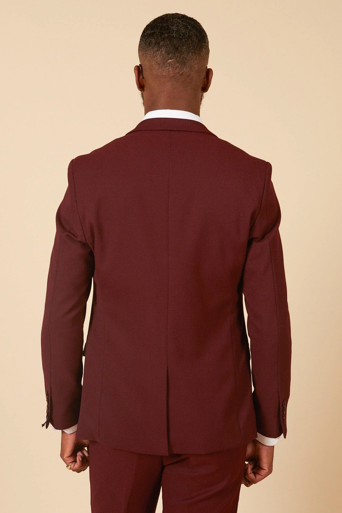 MAX - Wine Three Piece Suit - Image 4