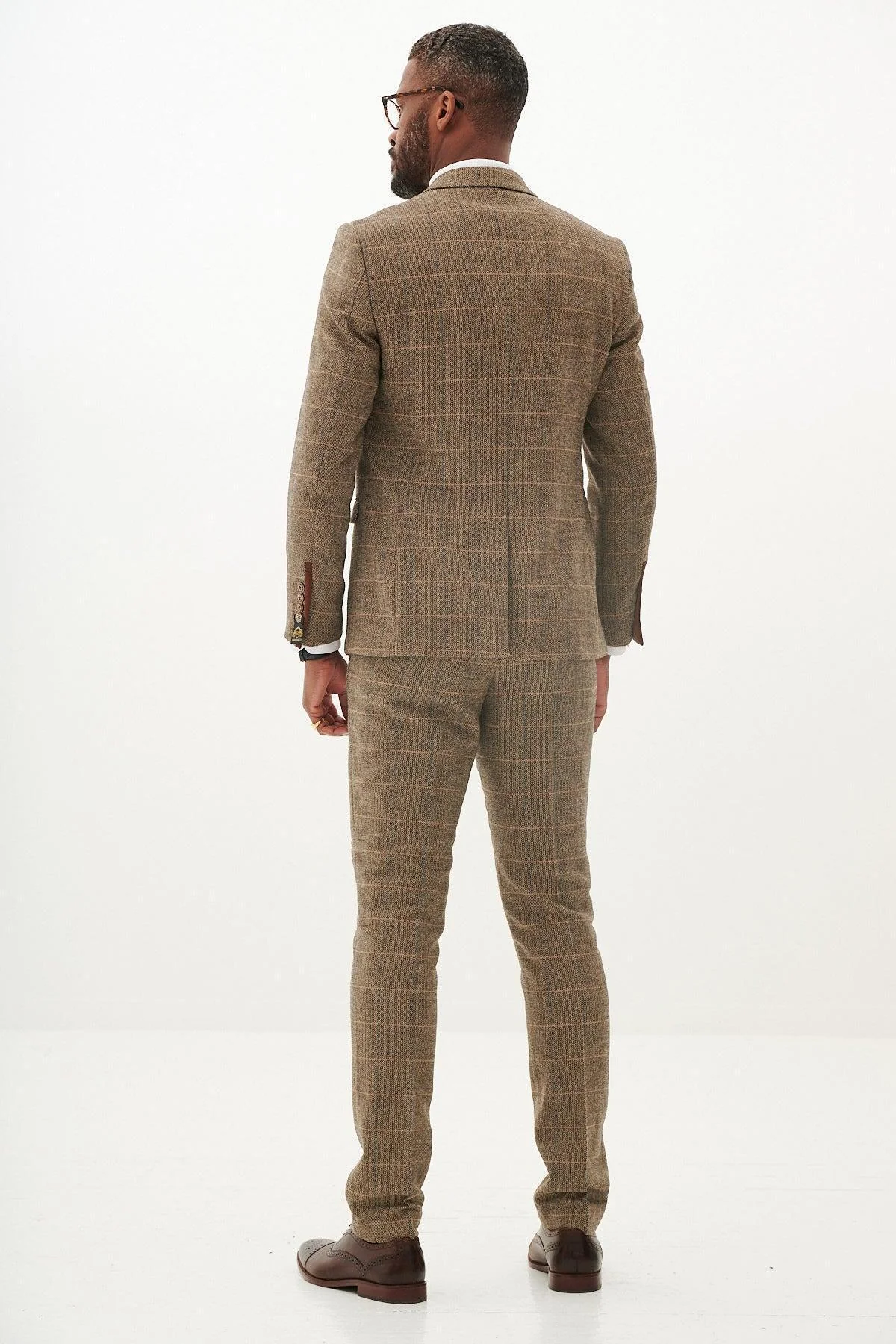 TED - Tan Tweed Check Blazer - Image 9